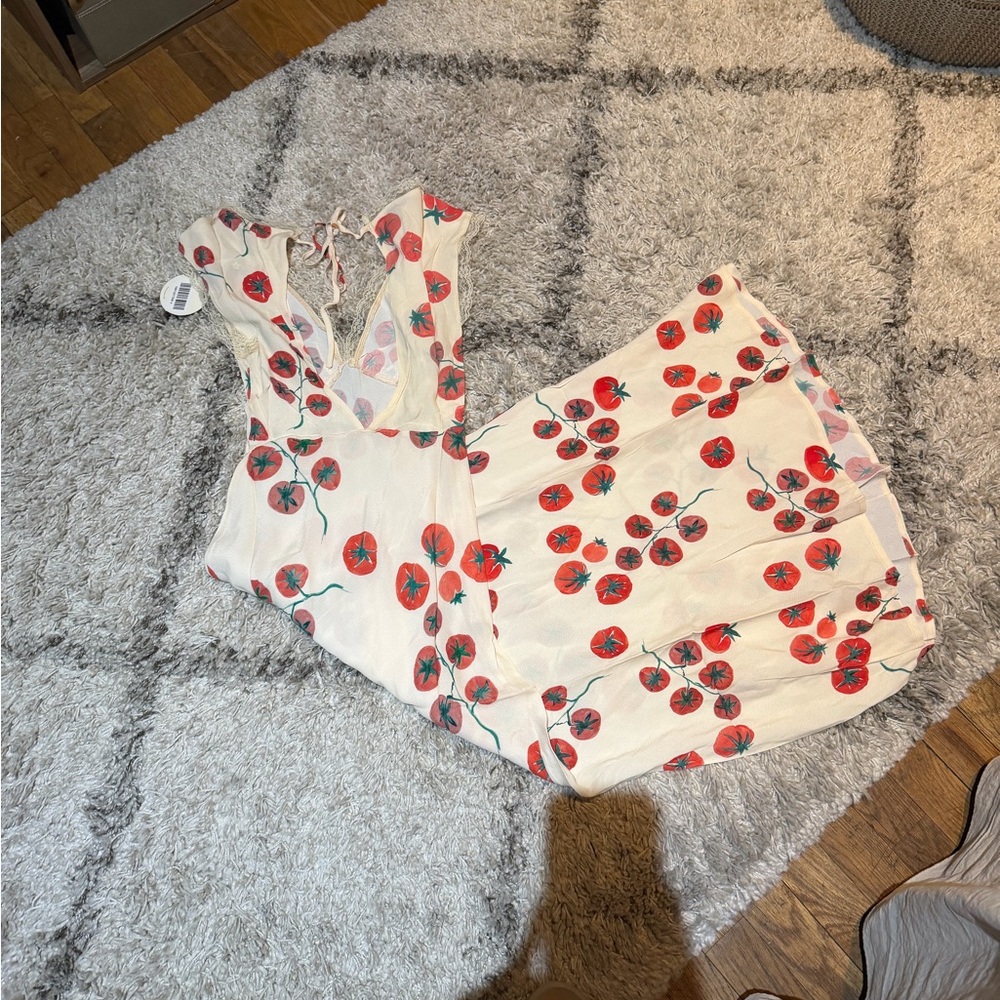 Vrg grl tomato print bias dress - Picture 4 of 6